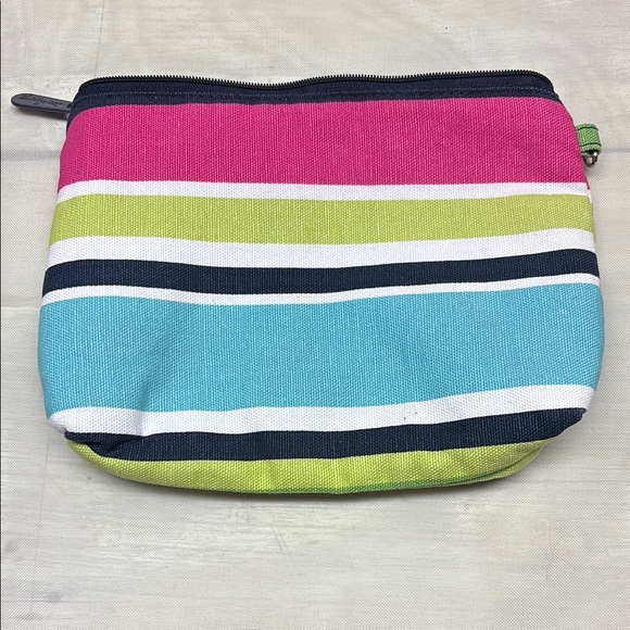 Thirty-one Mini Zipper Pouch Purse Cosmetic Bag in "Preppy Pop" - Picture 5 of 6